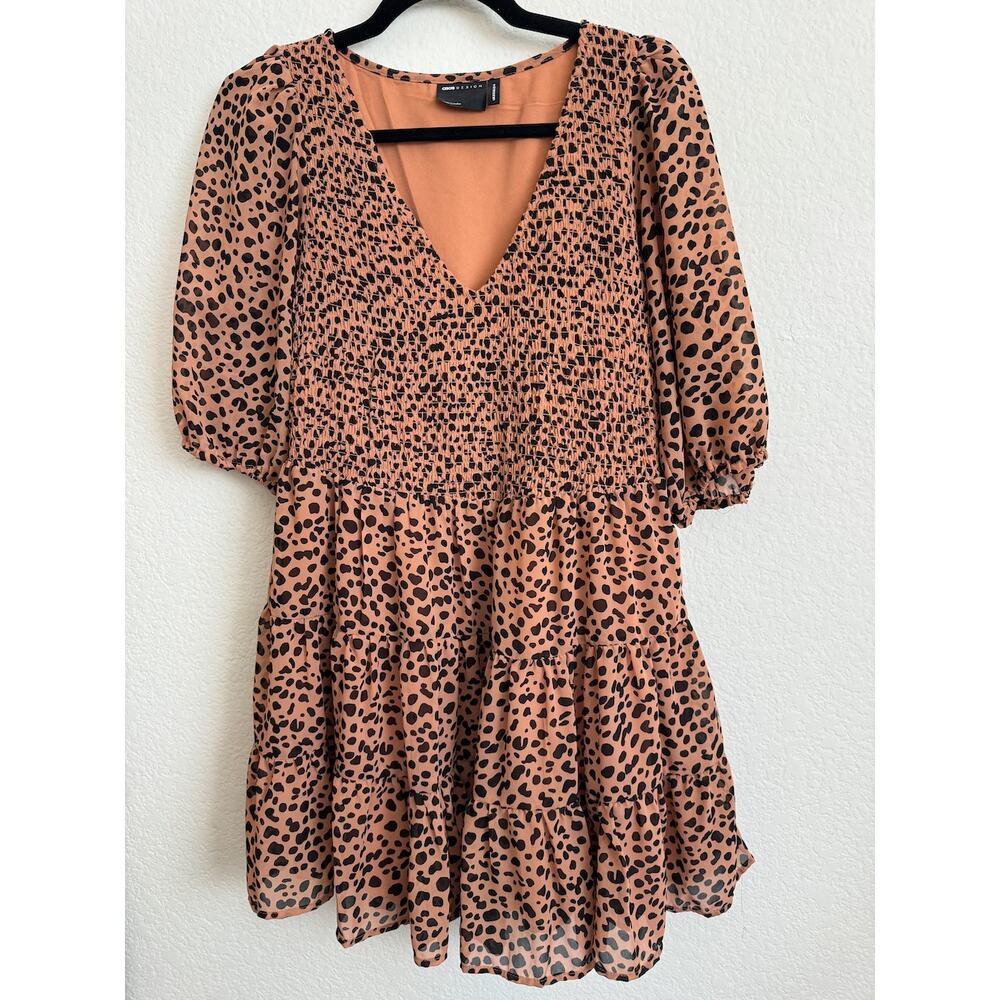 ASOS Cheetah Spotted‎ Mini Dress - Picture 4 of 7